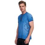 T-Shirt von Rusty Neal, in der Farbe Blau, aus Baumwolle, andere Perspektive, Vorschaubild