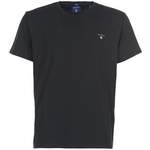 T-Shirt von Gant, in der Farbe Schwarz, aus Baumwolle, Vorschaubild