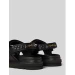 Sandale von Leandro Lopes, in der Farbe Schwarz, aus Leder, andere Perspektive, Vorschaubild