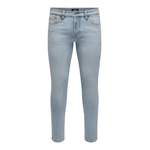 Slim Fit Jeans von Only & Sons, in der Farbe Blau, andere Perspektive, Vorschaubild