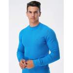 V-Pullover von Tommy Hilfiger, in der Farbe Blau, aus Baumwolle, andere Perspektive, Vorschaubild