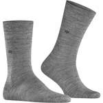 Socke von Burlington, in der Farbe Grau, aus Schurwolle, andere Perspektive, Vorschaubild