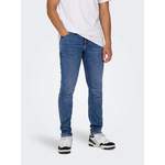 Slim Fit Jeans von Only & Sons, in der Farbe Blau, aus Baumwolle, Vorschaubild