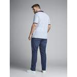 Slim Fit Jeans von Jack & Jones Plussize, in der Farbe Blau, aus Polyester, andere Perspektive, Vorschaubild