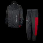 Trainingsanzug von Nike, in der Farbe Schwarz, aus Nylon, andere Perspektive, Vorschaubild