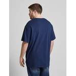 T-Shirt von Polo Ralph Lauren Big & Tall, in der Farbe Blau, aus Baumwolle, andere Perspektive, Vorschaubild