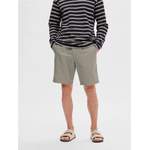 Shorts von Selected Homme, in der Farbe Grau, aus Baumwolle, andere Perspektive, Vorschaubild