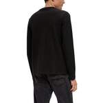 Langarm Shirt von Qs, in der Farbe Schwarz, aus Baumwolle, andere Perspektive, Vorschaubild