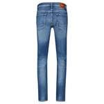 Slim Fit Jeans von BOSS, in der Farbe Blau, aus Polyester, andere Perspektive, Vorschaubild