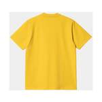 T-Shirt von Carhartt WIP, in der Farbe Gelb, aus Baumwolle, andere Perspektive, Vorschaubild