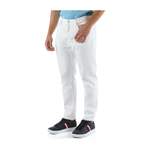 Bootcut Jeans, in der Farbe Weiss, aus Stoff, andere Perspektive, Vorschaubild