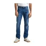 Straight Leg Jeans, in der Farbe Blau, aus Denim, Vorschaubild