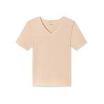 T-Shirt von Schiesser, in der Farbe Beige, aus Baumwolle, andere Perspektive, Vorschaubild