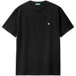 T-Shirt von United Colors of Benetton, in der Farbe Schwarz, aus Jersey, andere Perspektive, Vorschaubild