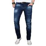 Straight Leg Jeans von Alessandro Salvarini, aus Baumwolle, andere Perspektive, Vorschaubild