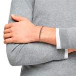 Herren-Armband von s.Oliver, in der Farbe Silber, aus Edelstahl, andere Perspektive, Vorschaubild