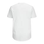 T-Shirt von Jack & Jones Plus, in der Farbe Weiss, aus Baumwolle, andere Perspektive, Vorschaubild