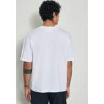 T-Shirt von Studio Seidensticker, in der Farbe Weiss, aus Baumwolle, andere Perspektive, Vorschaubild