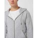 Sweatjacke von jack & jones, in der Farbe Grau, aus Polyester, andere Perspektive, Vorschaubild