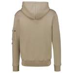 Kapuzenpullover von Alpha Industries, in der Farbe Gelb, aus Polyester, andere Perspektive, Vorschaubild