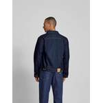Jeansjacke von MAISON KITSUNE, in der Farbe Blau, aus Baumwolle, andere Perspektive, Vorschaubild