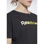 T-Shirt von Reebok, in der Farbe Schwarz, andere Perspektive, Vorschaubild