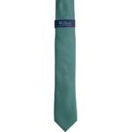 Krawatte von WILLEN, in der Farbe Grün, aus Seide, andere Perspektive, Vorschaubild