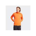 Fleecejacke von adidas Terrex, in der Farbe Orange, aus Polyester, andere Perspektive, Vorschaubild