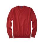 Sweatshirt von Olymp, in der Farbe Rot, aus Schurwolle, andere Perspektive, Vorschaubild