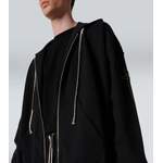 Kapuzenpullover von Rick Owens, in der Farbe Schwarz, andere Perspektive, Vorschaubild