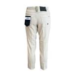 Slim Fit Jeans von John Richmond, in der Farbe Beige, aus Stoff, andere Perspektive, Vorschaubild