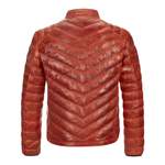 Lederjacke von Milestone, in der Farbe Rot, andere Perspektive, Vorschaubild