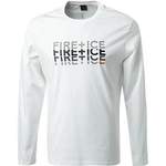 Langarm Shirt von Fire + Ice, in der Farbe Weiss, aus Baumwolle, andere Perspektive, Vorschaubild