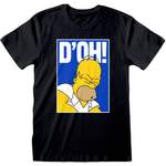 T-Shirt von The Simpsons, in der Farbe Schwarz, aus Baumwolle, andere Perspektive, Vorschaubild