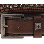 Nietengürtel von FB Fashion Boots, in der Farbe Braun, aus Leder, andere Perspektive, Vorschaubild