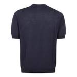 T-Shirt von Ballantyne, in der Farbe Blau, aus Baumwolle, andere Perspektive, Vorschaubild