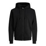 Sweatjacke von jack & jones, in der Farbe Schwarz, aus Polyester, Vorschaubild