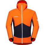 Herren-Sportjacke von mammut, in der Farbe Orange, aus Polyester, Vorschaubild