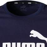 T-Shirt von Puma, in der Farbe Blau, aus Baumwolle, andere Perspektive, Vorschaubild