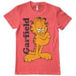 T-Shirt von Garfield, in der Farbe Rot, andere Perspektive, Vorschaubild