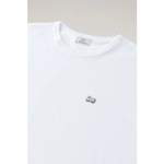 T-Shirt von Woolrich, in der Farbe Weiss, andere Perspektive, Vorschaubild