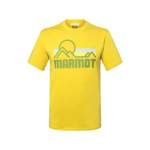 T-Shirt von Marmot, in der Farbe Gelb, aus Polyester, andere Perspektive, Vorschaubild