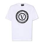 T-Shirt von Versace Jeans Couture, in der Farbe Weiss, aus Baumwolle, Vorschaubild