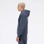 Kapuzenpullover von New Balance, in der Farbe Grau, aus Fleece, andere Perspektive, Vorschaubild