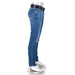 Slim Fit Jeans von Alberto, in der Farbe Blau, aus Denim, andere Perspektive, Vorschaubild