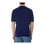 T-Shirt von John Smedley, in der Farbe Blau, aus Baumwolle, andere Perspektive, Vorschaubild