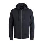 Sweatjacke von jack & jones, in der Farbe Schwarz, aus Polyester, Vorschaubild