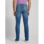 Slim Fit Jeans, aus Polyester, andere Perspektive, Vorschaubild