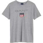 T-Shirt von Gant, in der Farbe Grau, aus Jersey, Vorschaubild