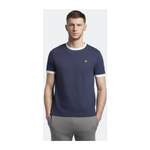 T-Shirt von Lyle & Scott, in der Farbe Blau, aus Baumwolle, andere Perspektive, Vorschaubild